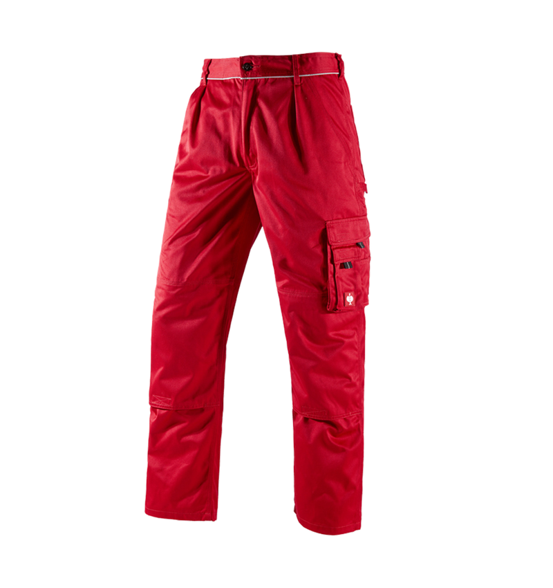 Menuisiers: Pantalon à taille élastique e.s.classic + rouge 2