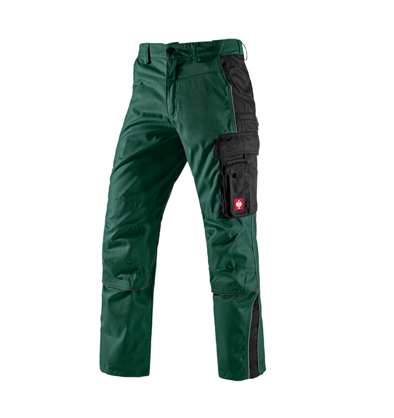 Installateurs / Plombier: Pantalon à taille élastique e.s.active + vert/noir 2