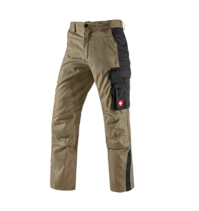 Work Trousers: Trousers e.s.active + khaki/black 2