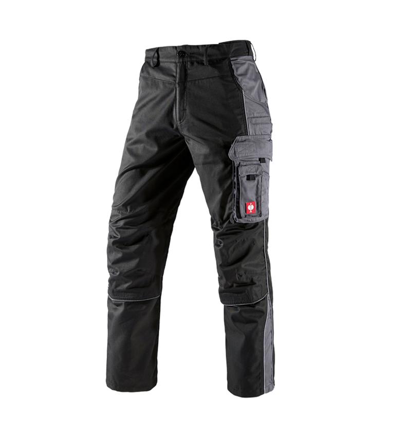 Installateurs / Plombier: Pantalon à taille élastique e.s.active + noir/anthracite 1