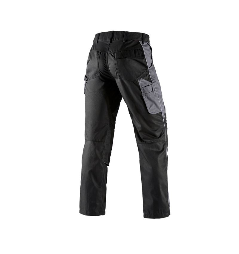 Installateurs / Plombier: Pantalon à taille élastique e.s.active + noir/anthracite 2