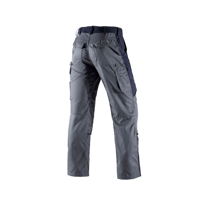 Installateurs / Plombier: Pantalon à taille élastique e.s.active + gris/bleu foncé 3