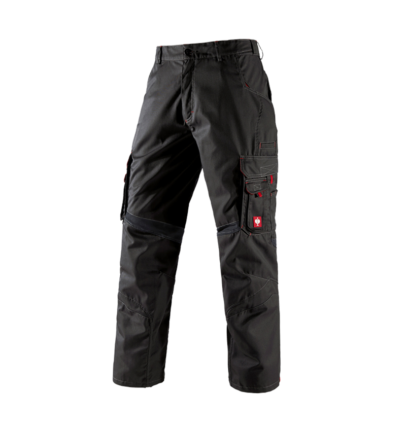 Work Trousers: Trousers e.s.akzent + black/red 1