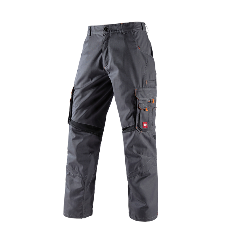 Work Trousers: Trousers e.s.akzent + anthracite/orange 2