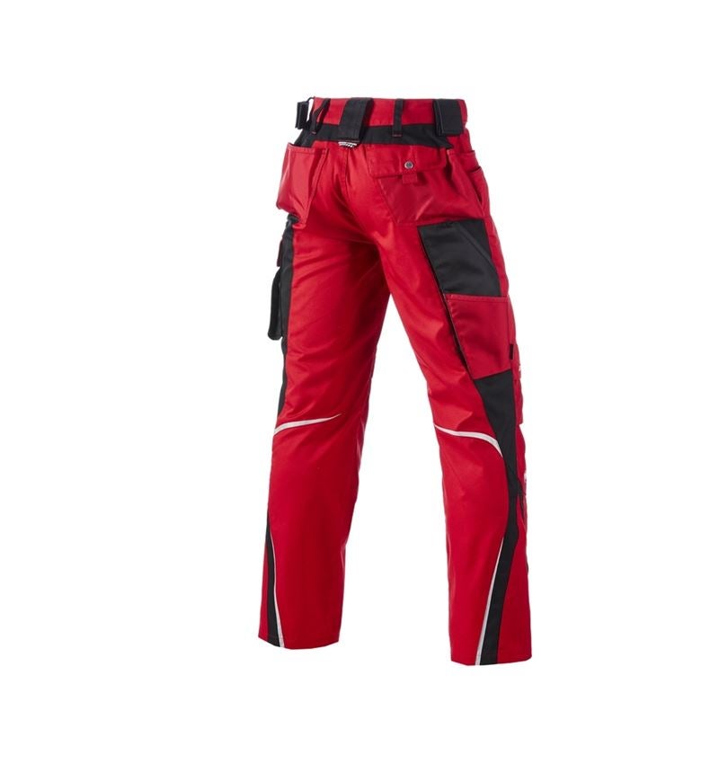 Work Trousers: Trousers e.s.motion + red/black 3