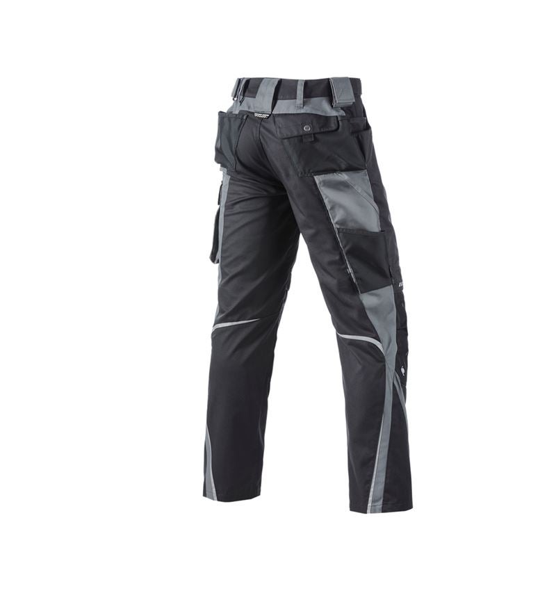 Pantalons de travail: Pantalon à taille élastique e.s.motion + graphite/ciment 3