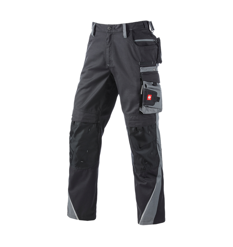 Pantalons de travail: Pantalon à taille élastique e.s.motion + graphite/ciment 2