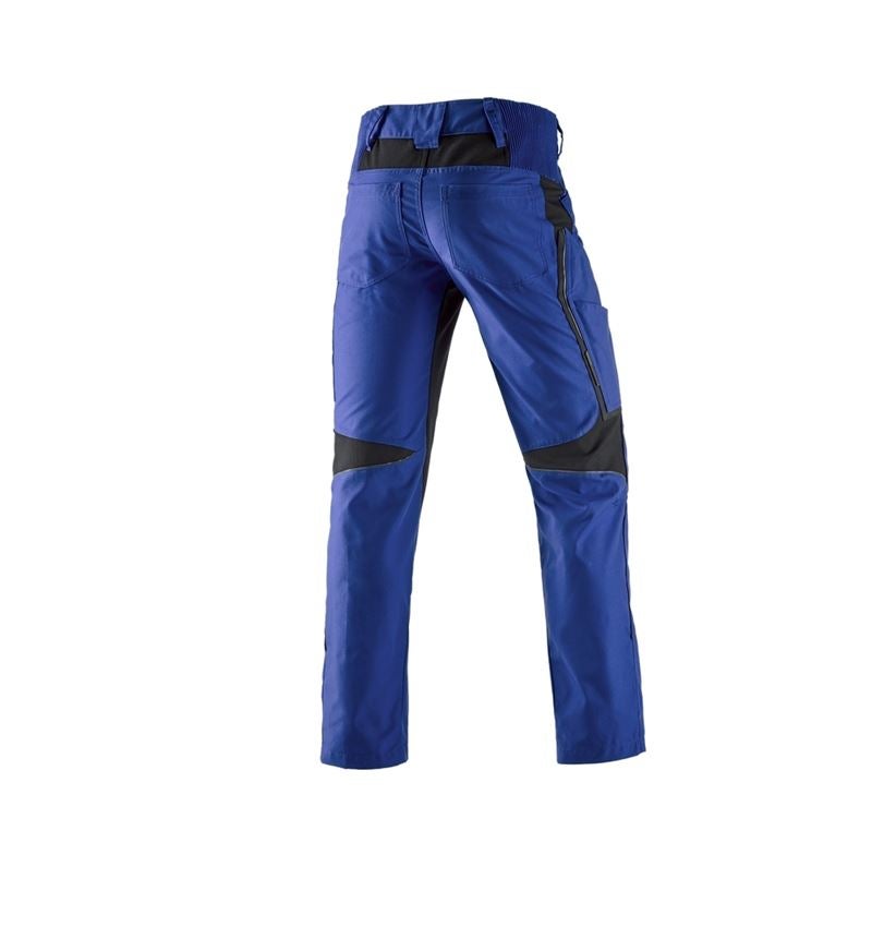 Installateurs / Plombier: Pantalon à taille élastique e.s.vision, hommes + bleu royal/noir 3