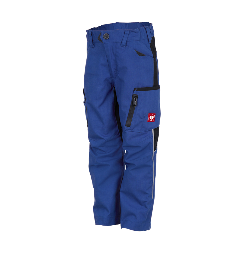 Pantalons: Pantalon élastique d‘hiver e.s.vision, enfants + bleu royal/noir