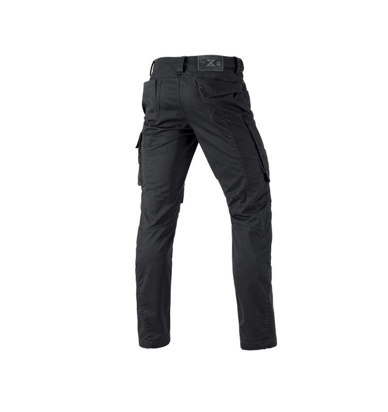 Pantalons de travail: Pantalon à taille élastique e.s.motion ten + noir oxyde 2