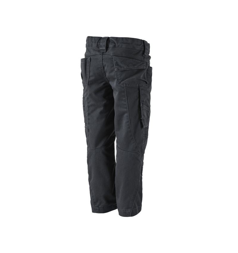 Pantalons: Pantalon à taille élastique e.s.motion ten,enfants + noir oxyde 2
