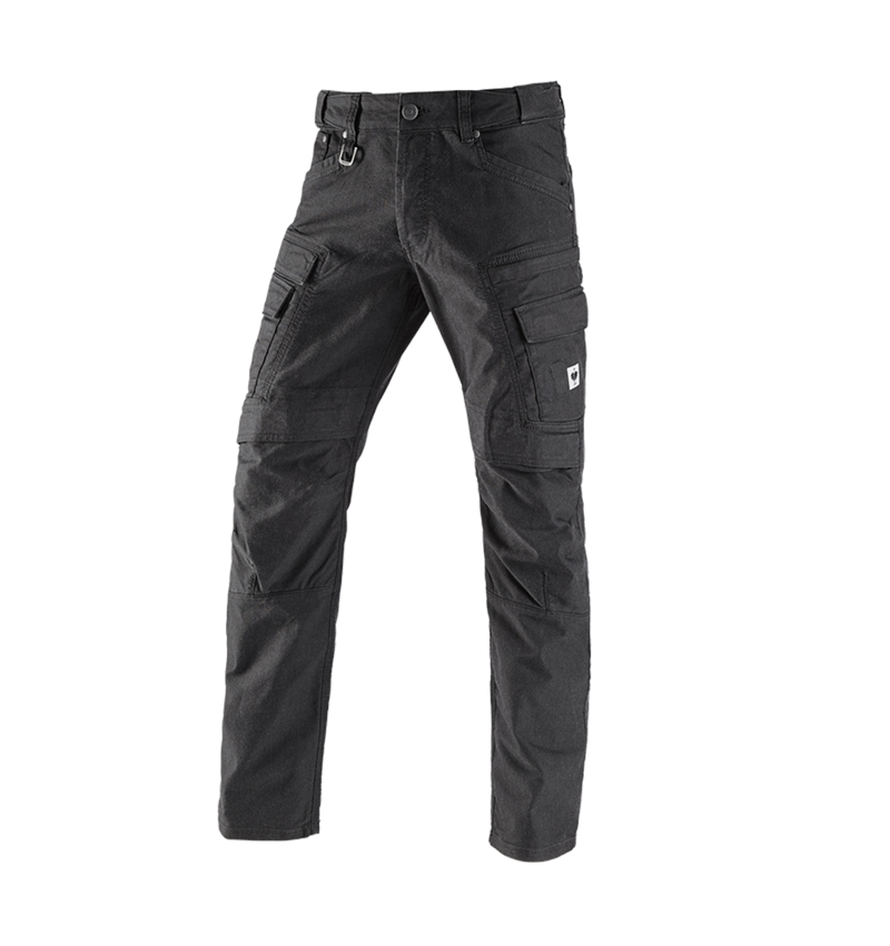 Work Trousers: Worker cargo trousers e.s.vintage + black 2