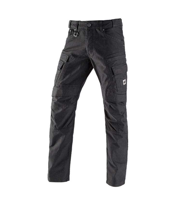 Work Trousers: Worker cargo trousers e.s.vintage + black 2