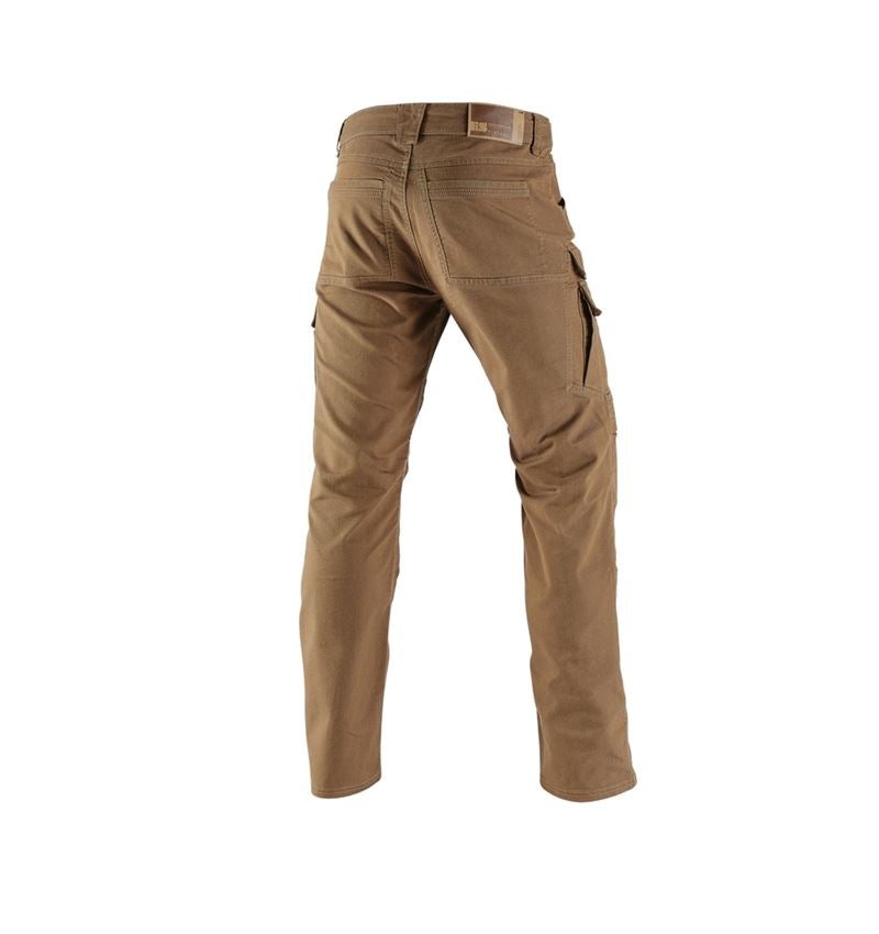 Pantalons de travail: Pantalon cargo de travail e.s.vintage + sépia 3