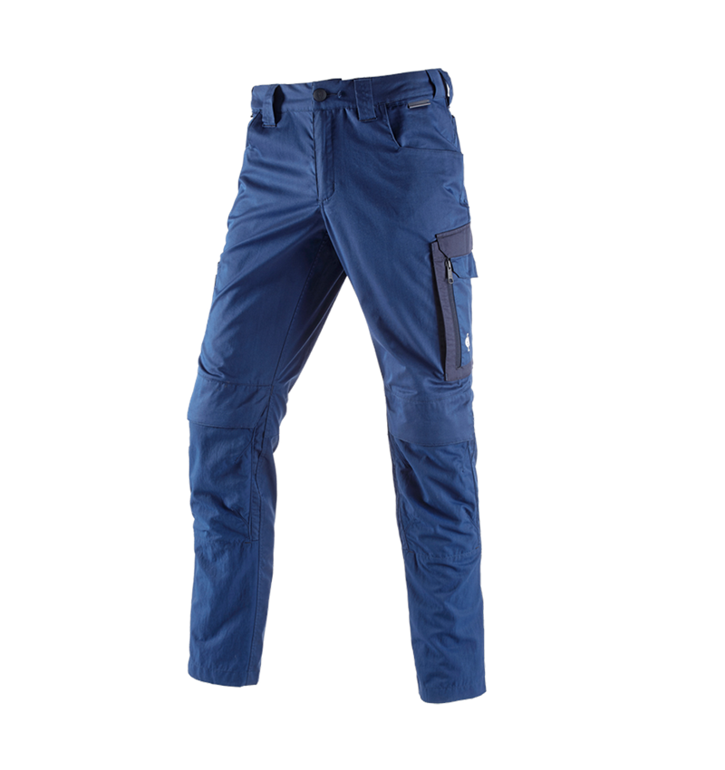 Work Trousers: Trousers e.s.concrete light + alkaliblue/deepblue 3