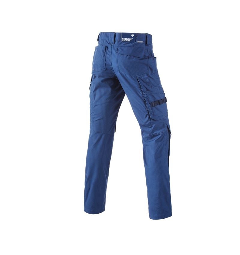 Pantalons de travail: Pantalon à taille élastique e.s.concrete solid + bleu alcalin 3