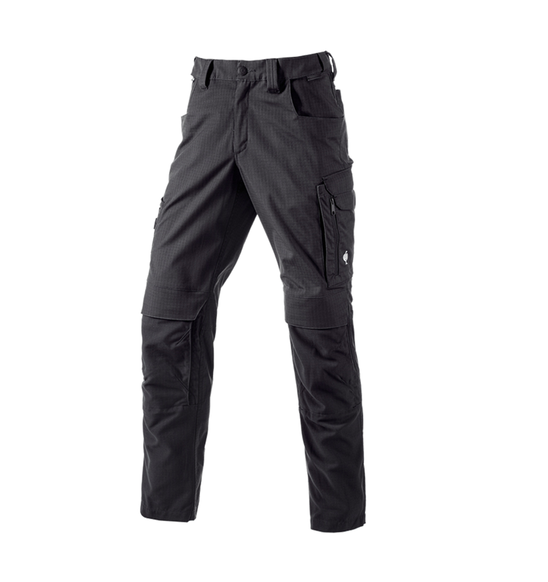 Pantalons de travail: Pantalon à taille élastique e.s.concrete solid + noir 2