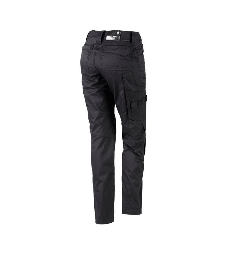 Pantalons de travail: Pantalon à taille élast. e.s.concrete light,femmes + noir 3