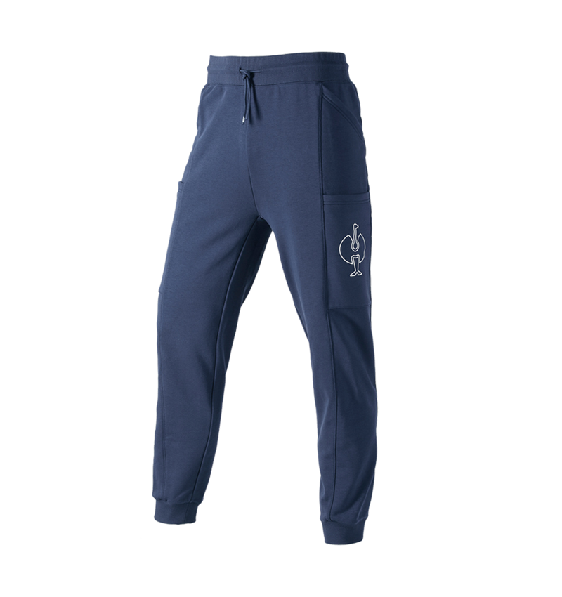 Accessoires: Sweat pants e.s.trail + bleu profond/blanc 3
