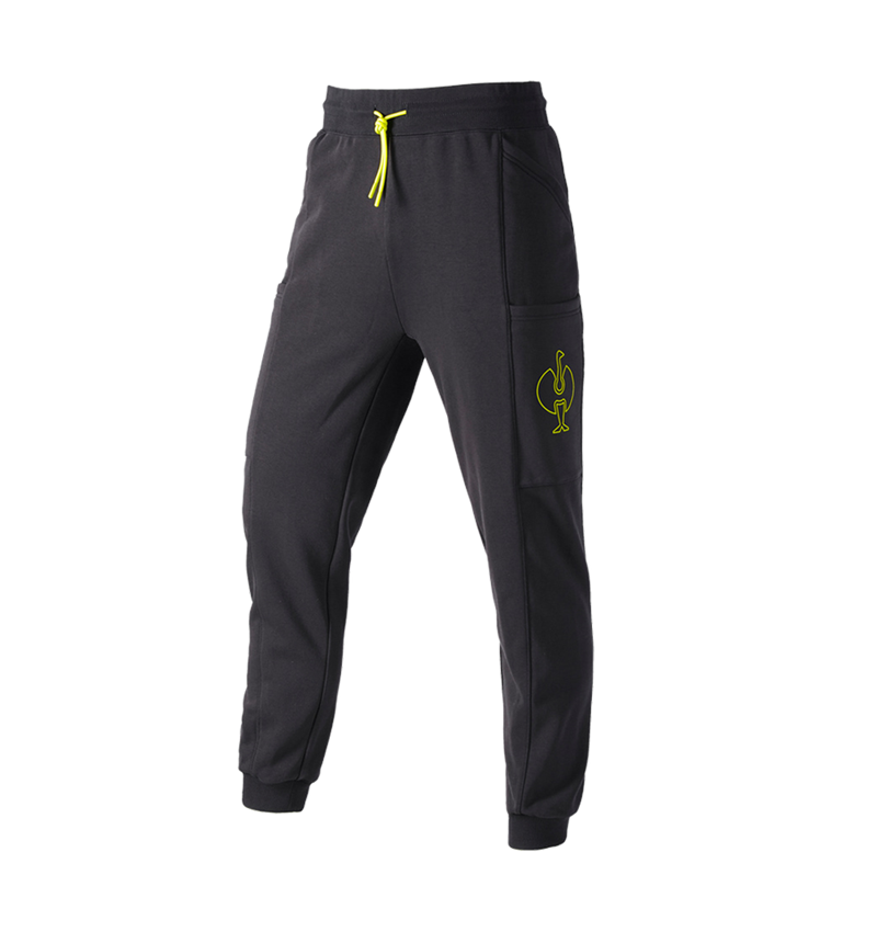 Accessories: Sweat pants e.s.trail + black/acid yellow 2