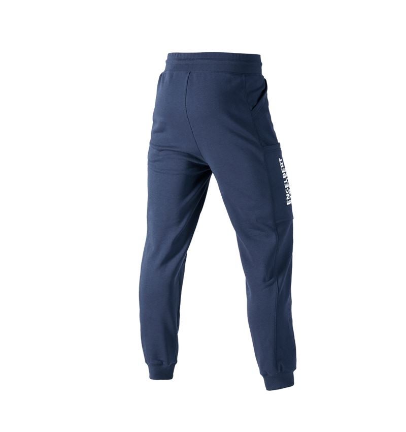 Accessoires: Sweat pants e.s.trail + bleu profond/blanc 4