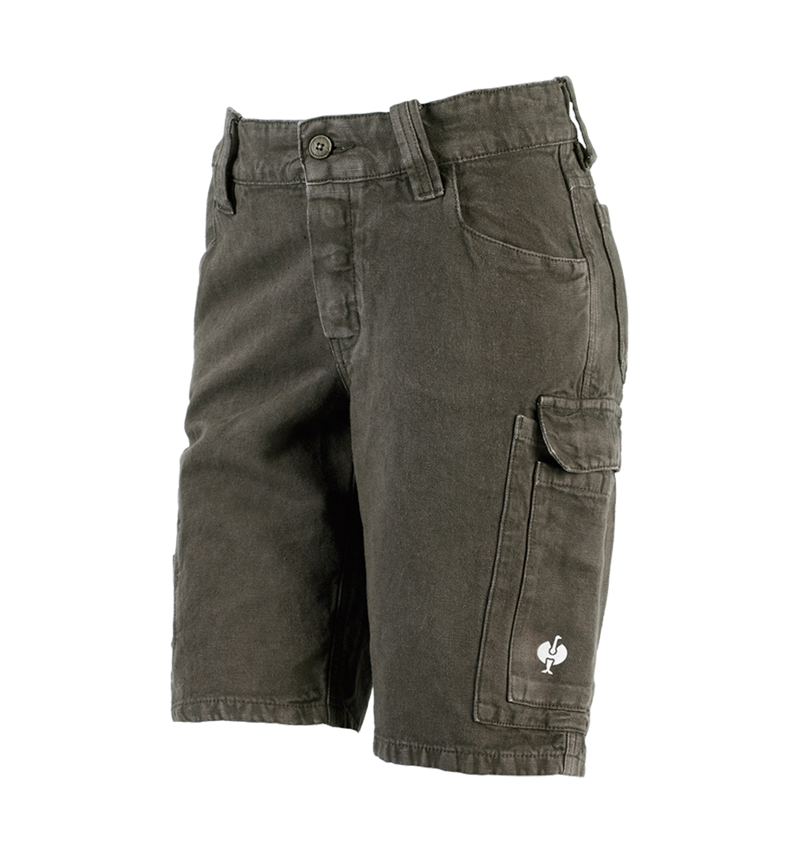 Work Trousers: Shorts e.s.botanica, ladies' + naturegreen 2