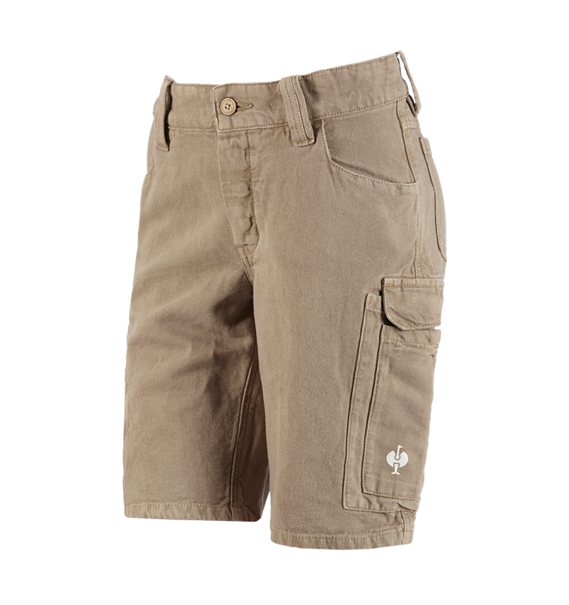 Work Trousers: Shorts e.s.botanica, ladies' + naturebeige 2