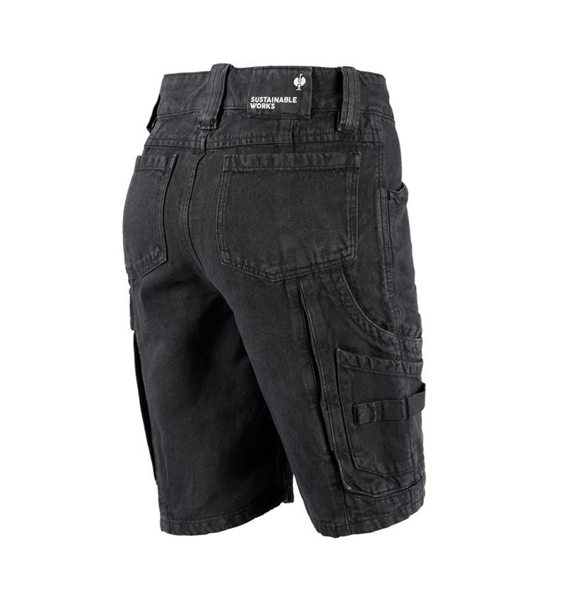 Work Trousers: Shorts e.s.botanica, ladies' + natureblack 3
