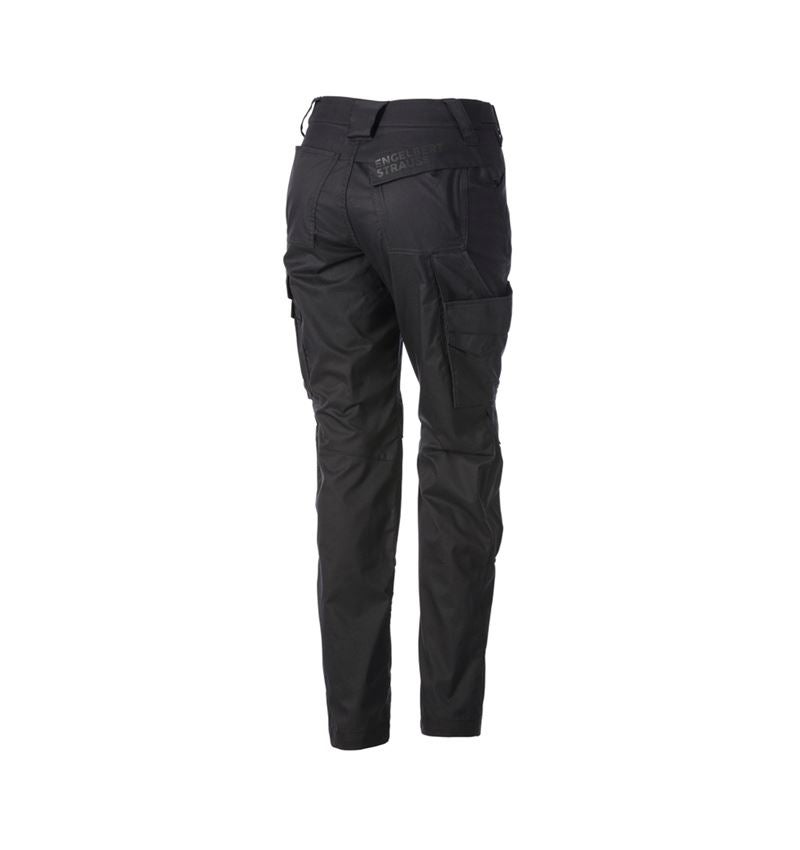Pantalons de travail: Pantalon à taille élastique e.s.trail, femmes + noir 5
