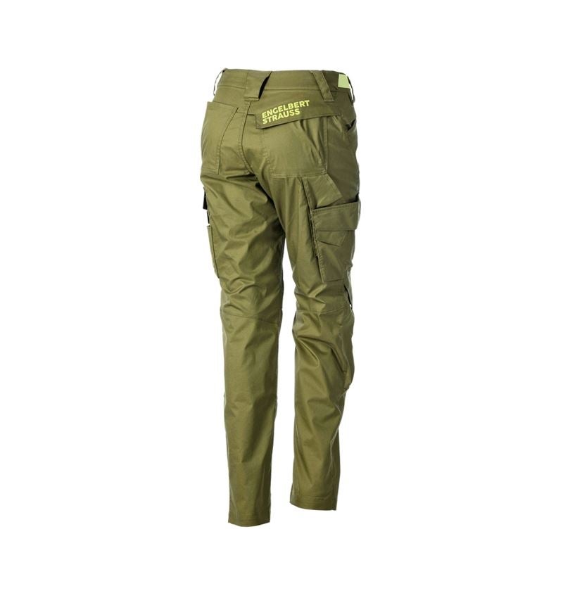 Knee Pad Master Grid 6D: Trousers e.s.trail, ladies' + junipergreen/limegreen 4