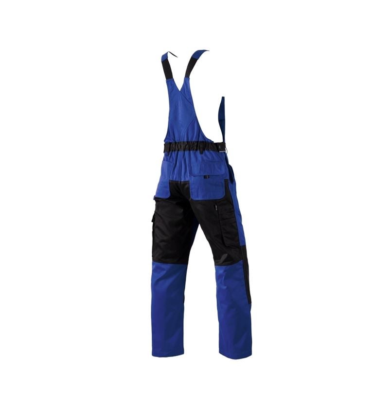Pantalons de travail: Salopette e.s.image + bleu royal/noir 1