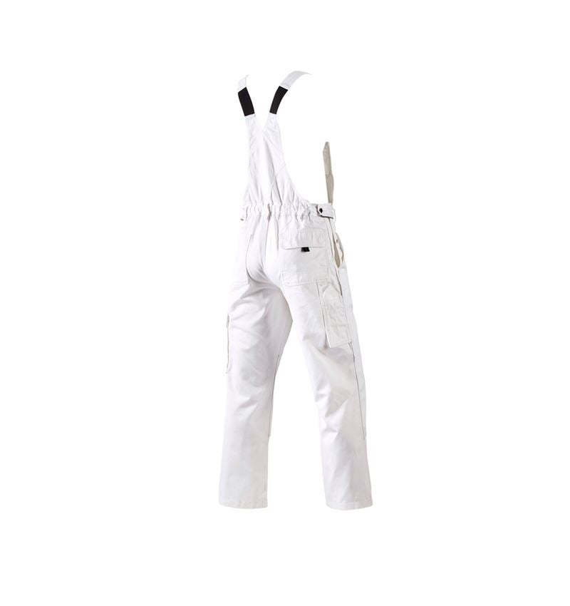 Pantalons de travail: Salopette e.s.classic + blanc 3