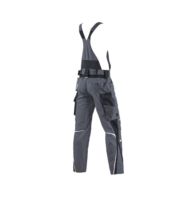 Pantalons de travail: Salopette e.s.motion + gris/noir 3