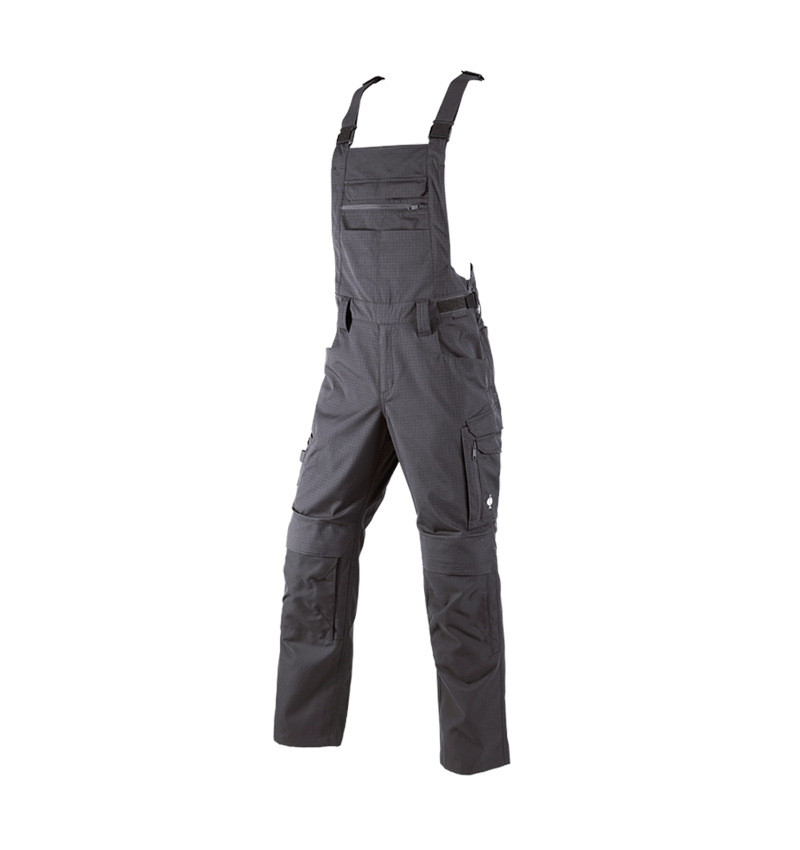 Work Trousers: Bib & Brace e.s.concrete solid + anthracite 2