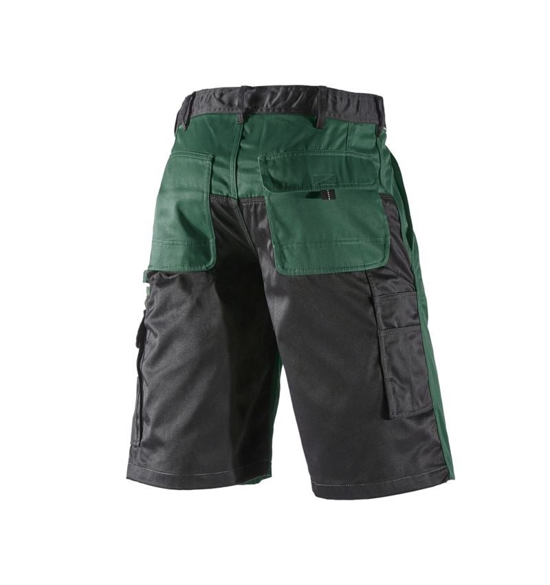 Pantalons de travail: Short e.s.image + vert/noir 5