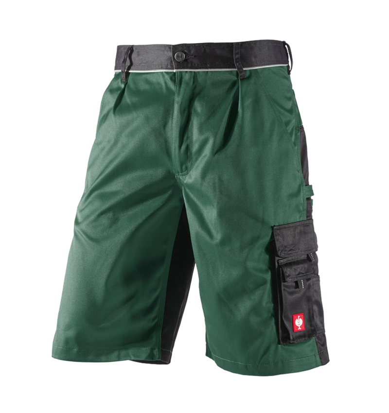 Pantalons de travail: Short e.s.image + vert/noir 4