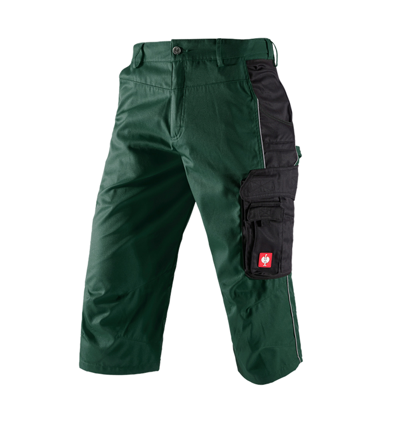 Plumbers / Installers: e.s.active 3/4 length trousers + green/black 2