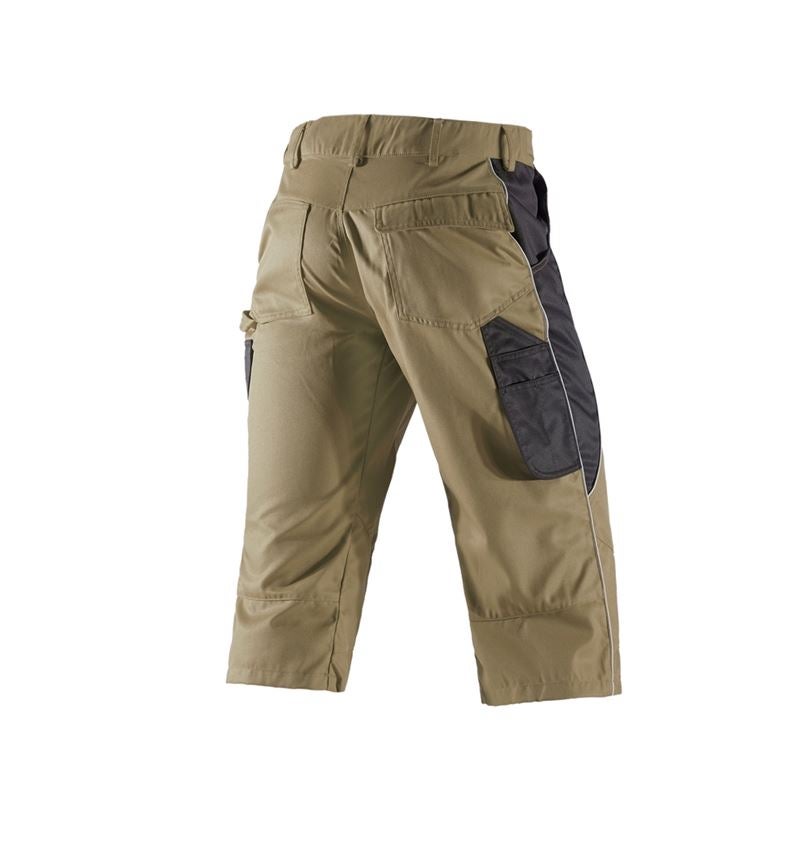 Plumbers / Installers: e.s.active 3/4 length trousers + khaki/black 3