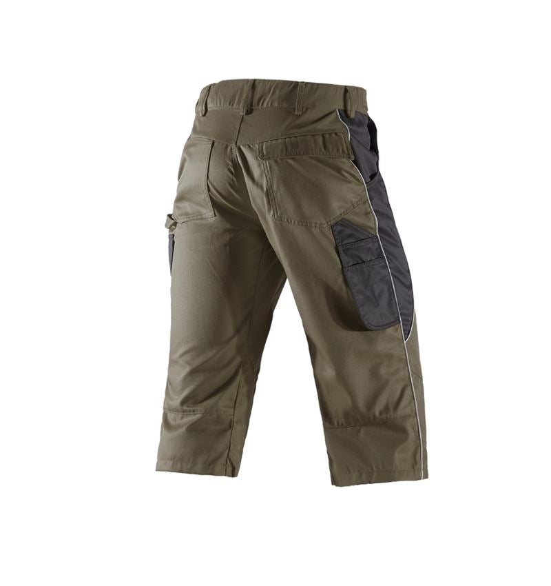 Plumbers / Installers: e.s.active 3/4 length trousers + olive/black 3