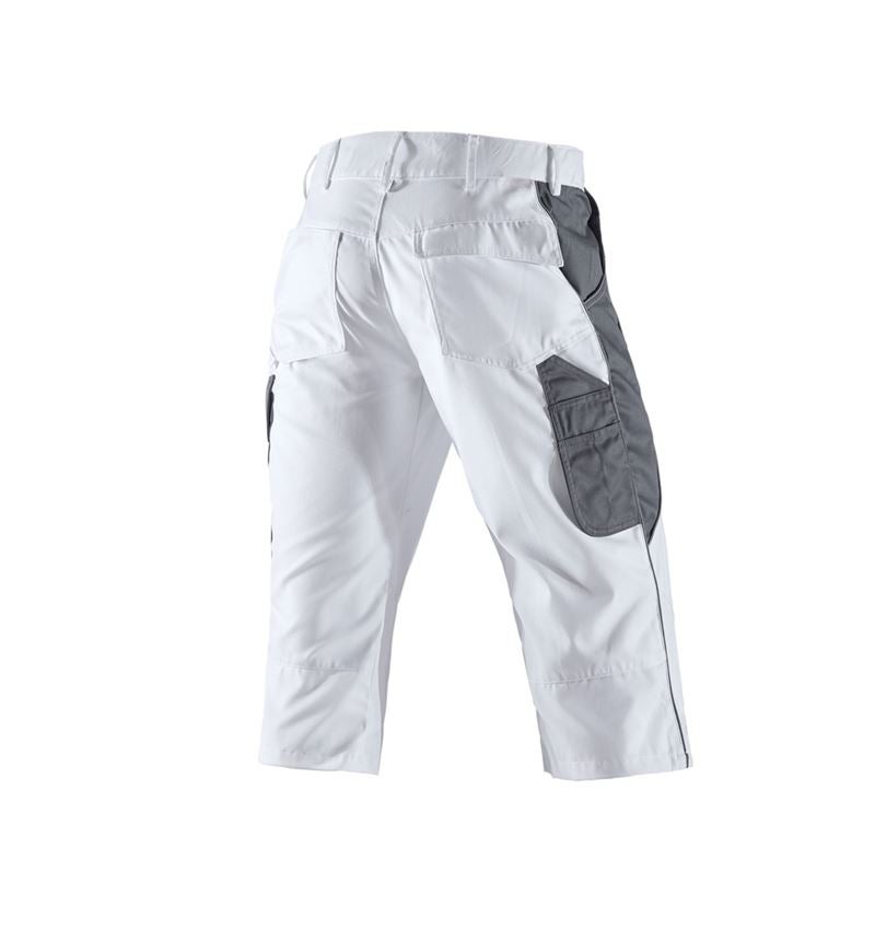 Plumbers / Installers: e.s.active 3/4 length trousers + white/grey 3