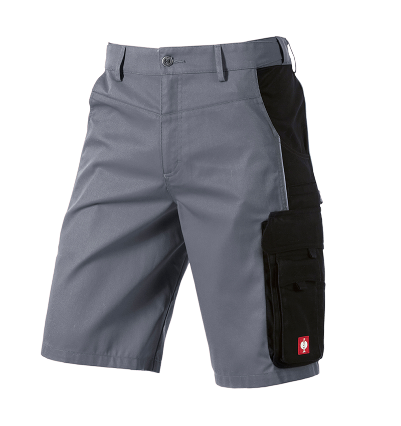 Pantalons de travail: Short e.s.active + gris/noir 2