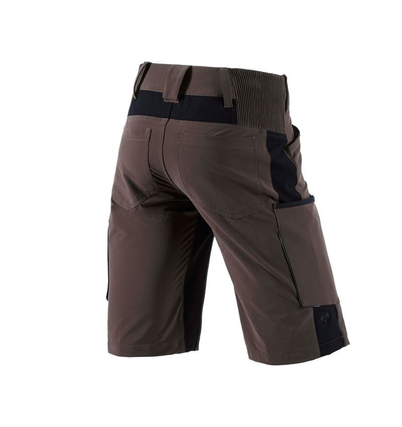 Pantalons de travail: Short e.s.vision stretch, hommes + marron/noir 3