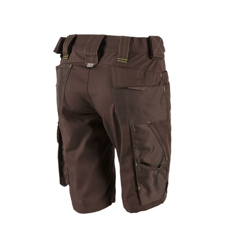 Work Trousers: Shorts e.s.motion 2020, ladies' + chestnut/seagreen 3