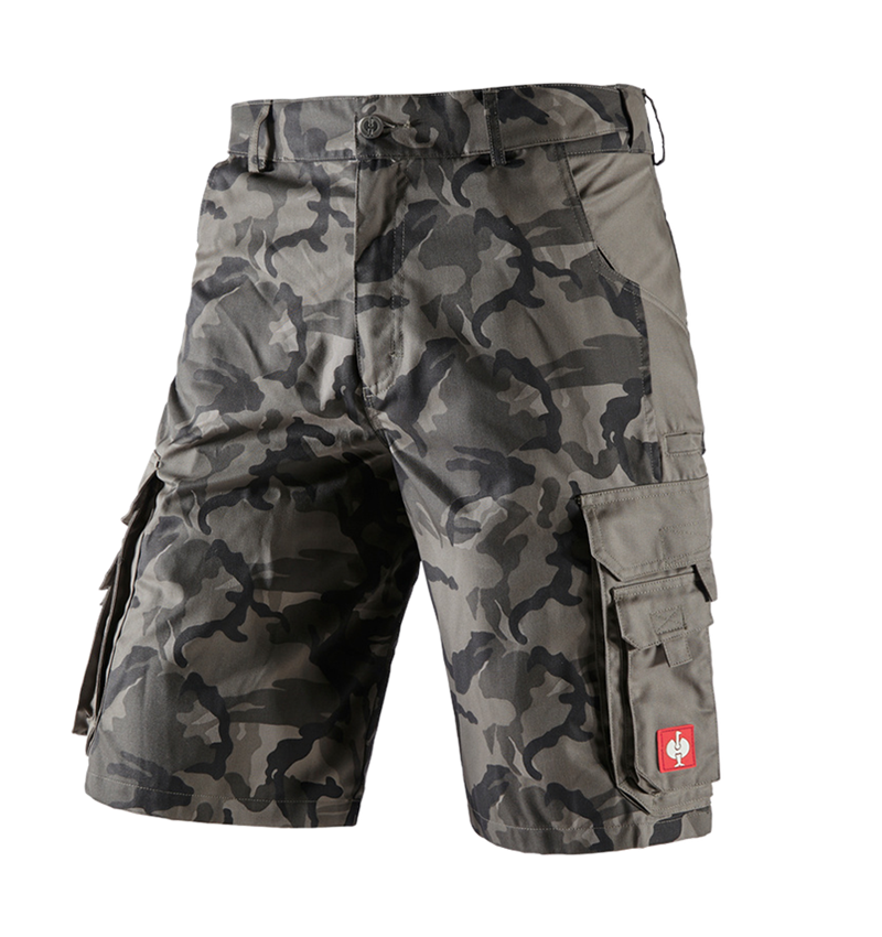 Hosen: Short e.s.camouflage + camouflage steingrau 2