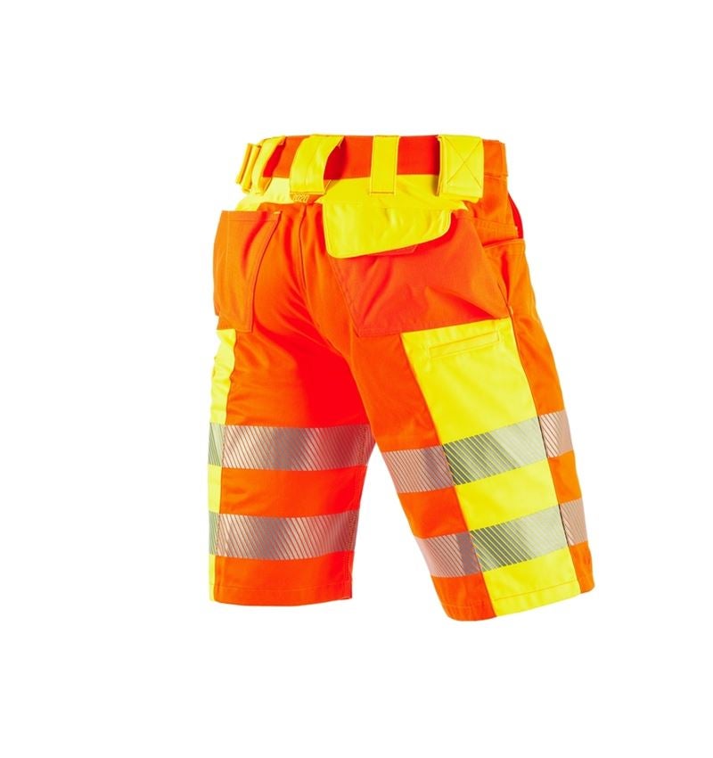 Pantalons de travail: Short fluorescent e.s.motion 2020 + orange fluo/jaune fluo 3