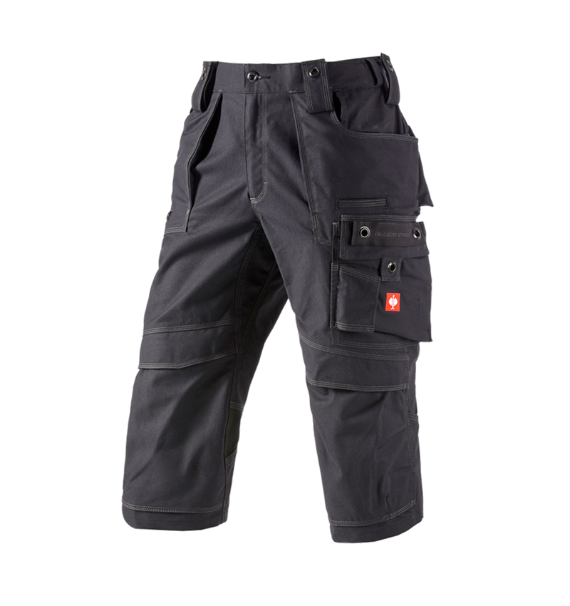 Plumbers / Installers: 3/4 length trousers e.s.roughtough + black 2