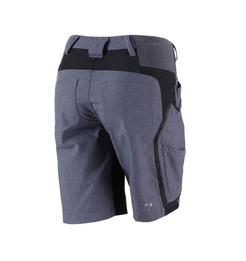 Work Trousers: Shorts e.s.vision, ladies' + pacific melange/black 3
