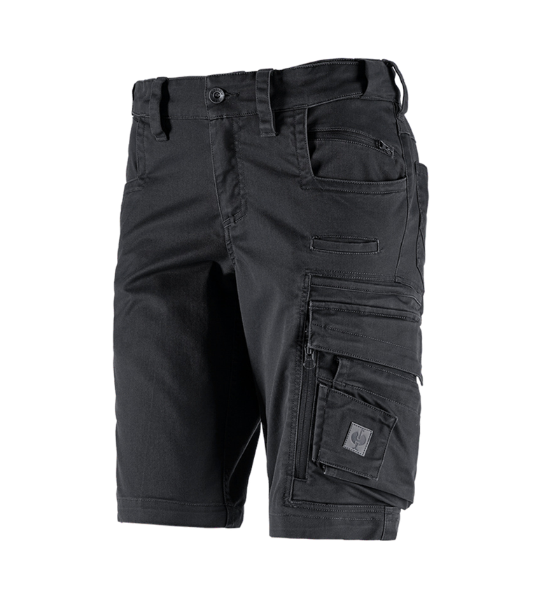 Work Trousers: Shorts e.s.motion ten, ladies' + oxidblack 2