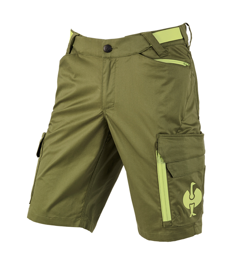Work Trousers: Shorts e.s.trail + junipergreen/limegreen 2