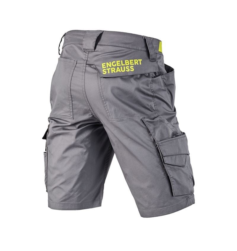 Work Trousers: Shorts e.s.trail + basaltgrey/acid yellow 3